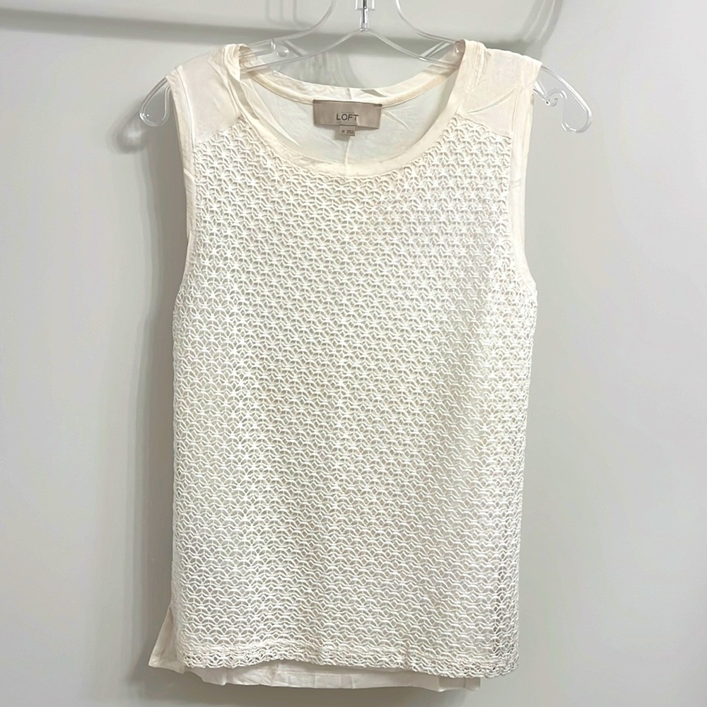 Loft sleeveless top